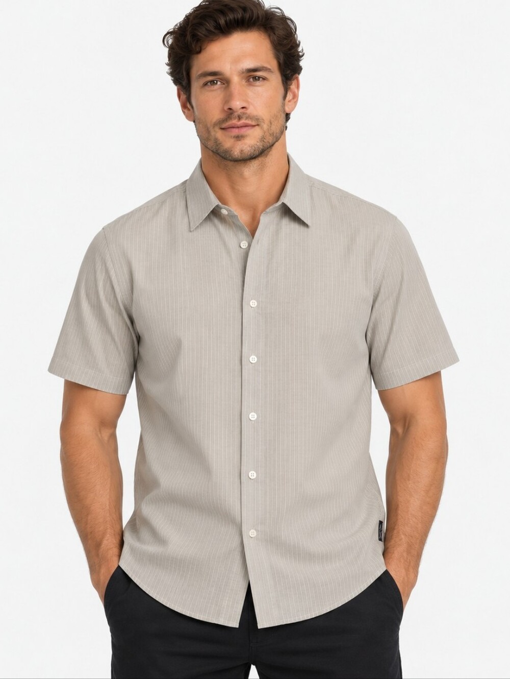 Armani Exchange | Button Down short sleeve Shirt MEDUIM